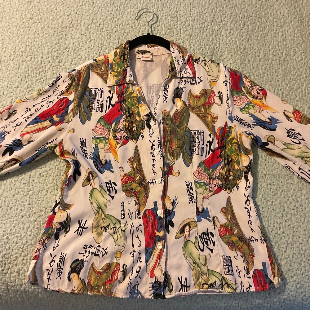 Tianello M tencel Suzy blouse brightly colored